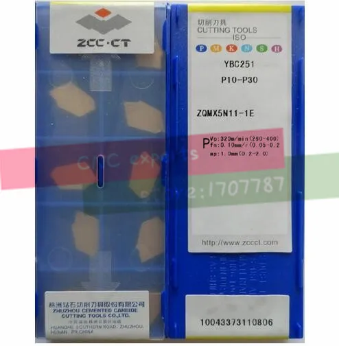 

Free shopping 10PCS/box ZCCCT ZQMX 5N11-1E YBC251 Cemented Carbide Cutter Turning tools Carbide inserts ,For SPB32-5