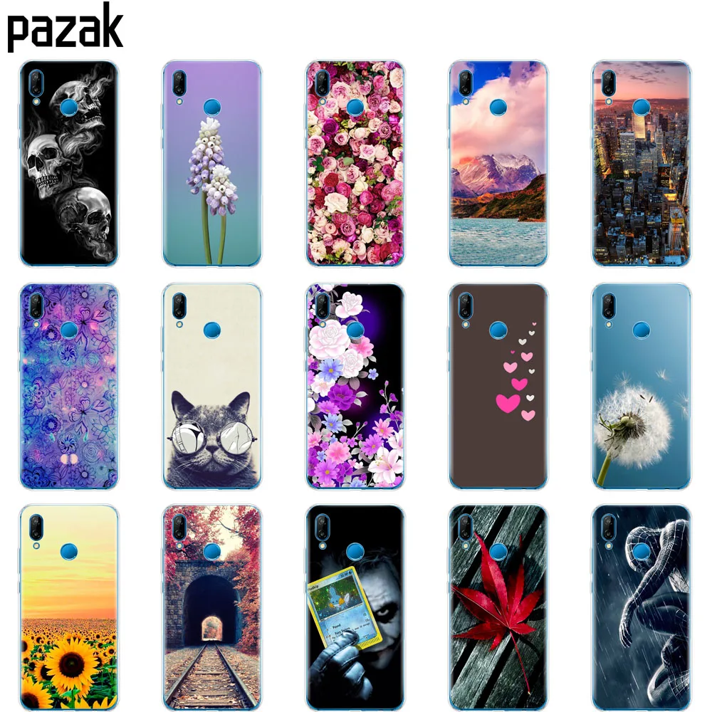 سيليكون حالة ل huawei nova 3 3i 3e حالة لينة TPU عودة الهاتف غطاء ل nova 3 nova 3i INE-LX2 INE-LX9 فوندا غطاء كوكه الوفير