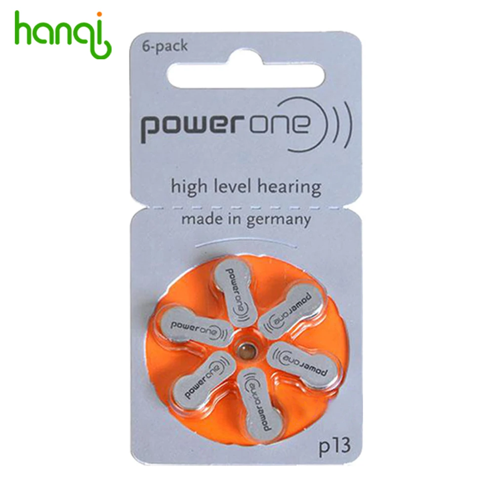 60pcs 1.45V Hearing Aid Batteries A13 13A 13 P13 Button Cell Batteries