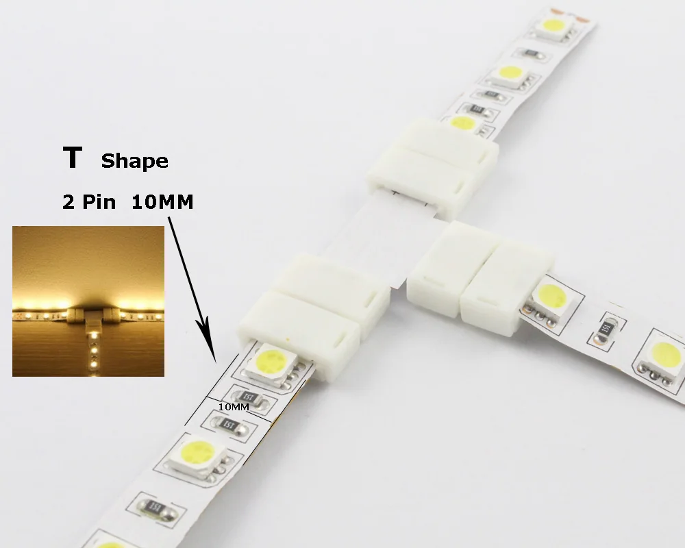 2-pin-10mm-T-shape-led-strip-light-connector