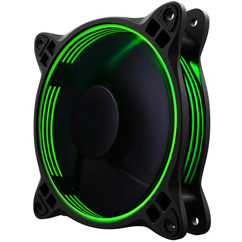 JONSBO RGB 120 مللي متر PC التبريد مروحة متعددة حلقة توهج (FR-301) PWM التحكم في درجة الحرارة 3PIN + Big4D امدادات الطاقة اللوحة هالة مزامنة