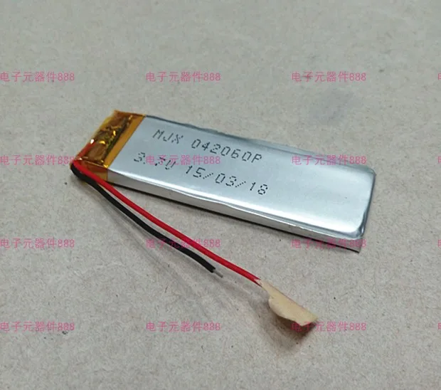 

Hot New A 3.7V polymer lithium battery 402060 042060 480MAH small device monitor speaker battery Rechargeable Li-ion Cell