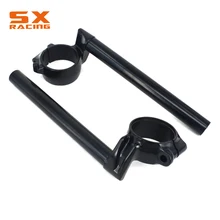 Мотоцикл Регулируемый клип на Ons Ручка Бар Руль Вилка трубка для CBR1000RR RTV1000R RC51 CBR954RR CBR919RR