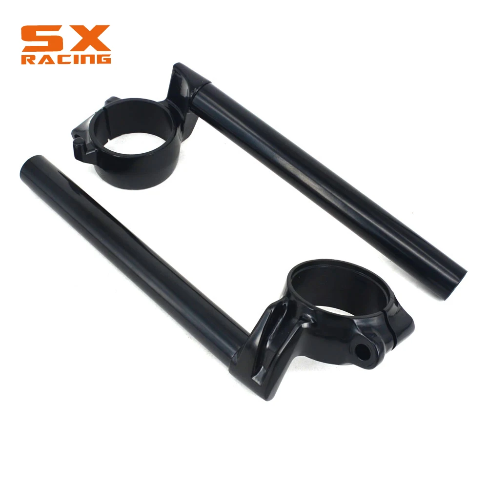 Motorcycle Adjustable Clip On Ons Handle Bar Handlebars Fork Tube For