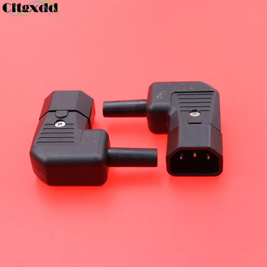 cltgxdd 1pcs Black AC 10A 250V power socket IEC 320 C14 AU AC power