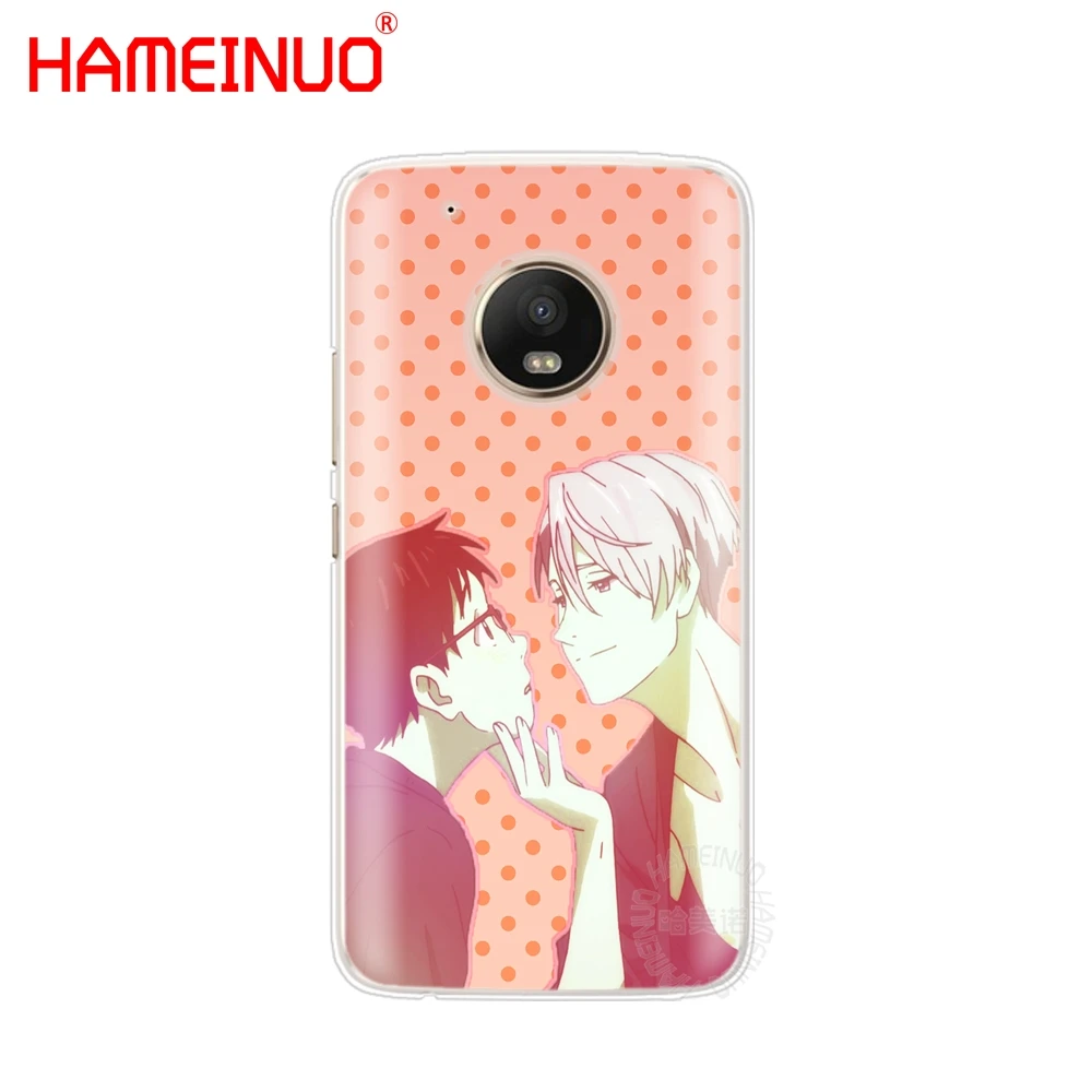 HAMEINUO yuri on ice history maker чехол для телефона Motorola Moto X4 E4 C G6 G5 G5S G4 Z2 Z3 PLAY PLUS|Бамперы| |