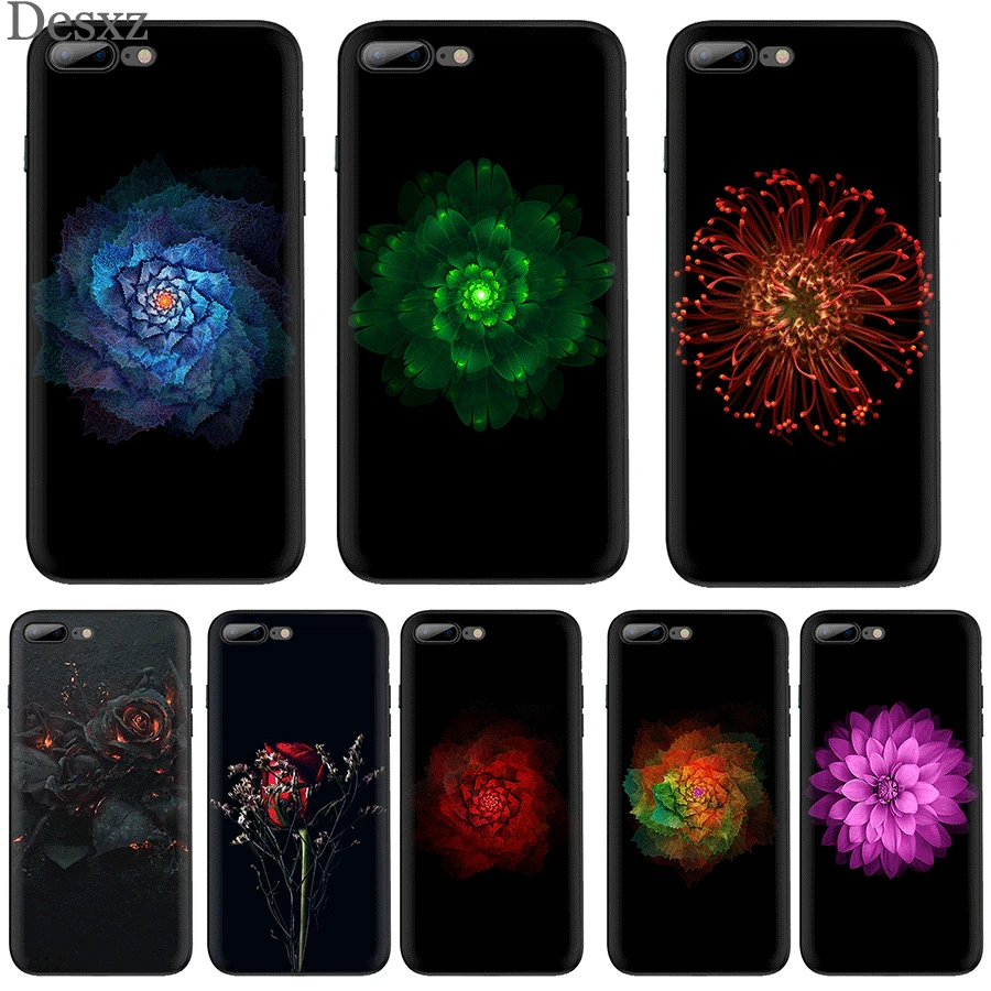 Mobile Phone Case TPU for iPhone 7 8 6 6S Plus 11 Pro X XS Max 5 5S SE XR Beautiful Aurora Flower Shell Casing | Мобильные телефоны