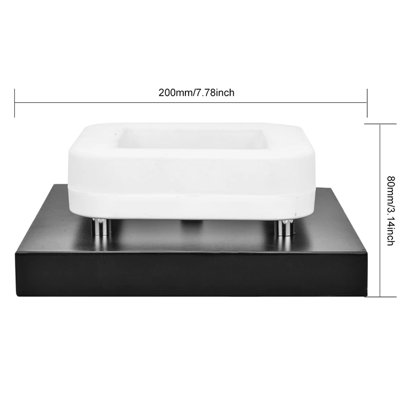  Modern Minimalism Black Square Iron Dimming Ceiling Lamp Bathroom Balcony Corridor Aisle Kitchen Su - 33017408215