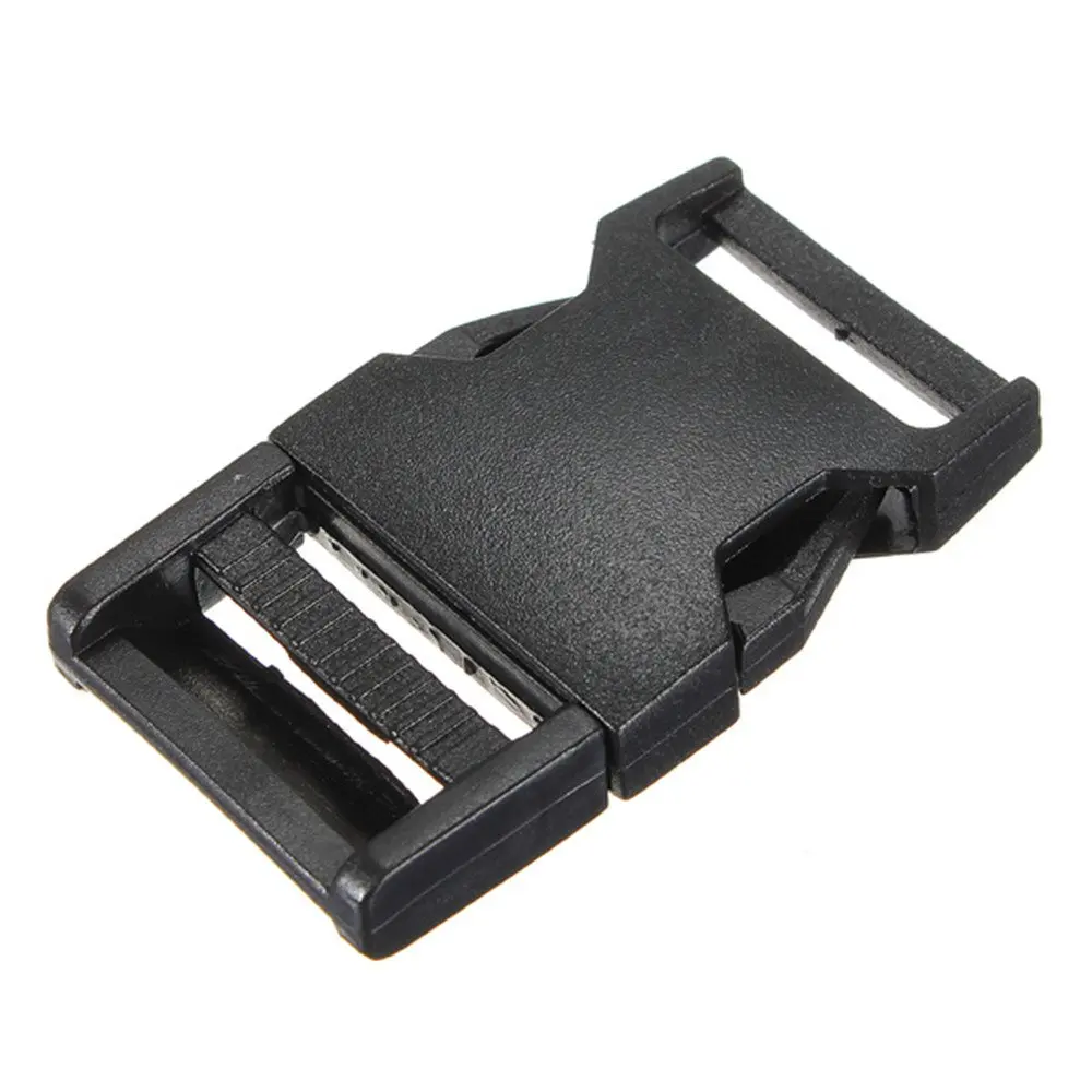 FGGS 10 шт. пластиковые застежки Клипса-Паракорд для Паракорда браслет черный ремешок застежка 25 мм