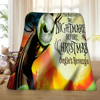 

Custom the-nightmare-before-christmas- (1) Blanket Soft Fleece DIY Your Picture Decoration Bedroom Sofa Multi Size#928-01-1