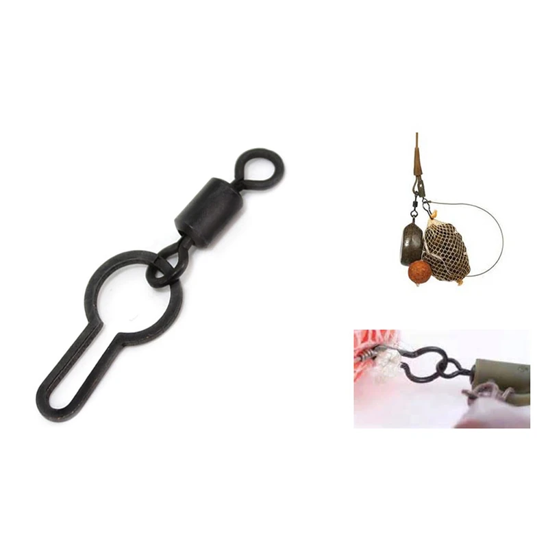 fast snap by 10 PACK OF 10 Rolling Carp Spirit QUICK CHANGE SWIVEL FAST SNAP