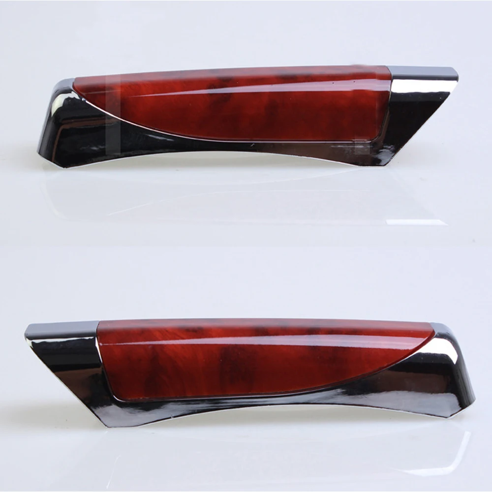 Car Handbrake Grips Cover Wood Grain Plastic Decoration Accessories