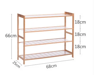 Полка для обуви, простая бамбуковая стойка для хранения обуви, многослойная простая домашняя сборная полка для обуви