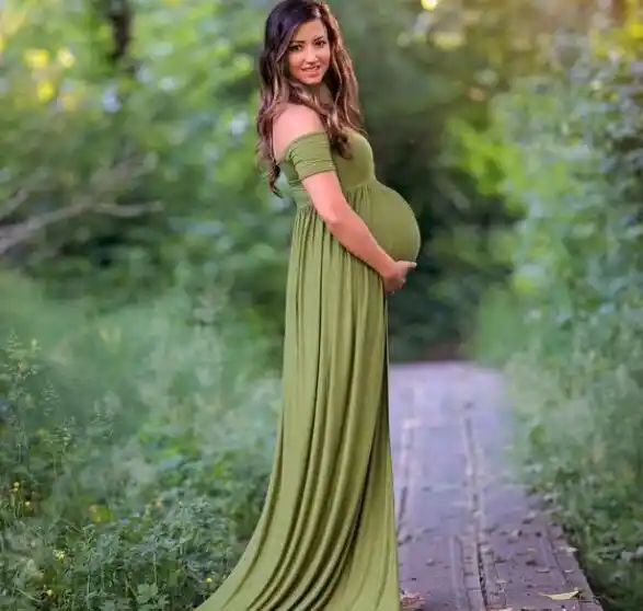 maxi dress pregnant maternity