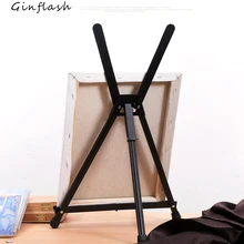 Складная покраска Мольберт Дисплей алюминиевый сплав эскиз станковая рамка художника регулируемый штатив дисплей полка ACT041