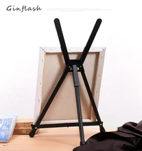 Foldable Painting Easel Display Aluminum Alloy Sketch Easel Frame Artist Adjustable Tripod Display Shelf ACT041