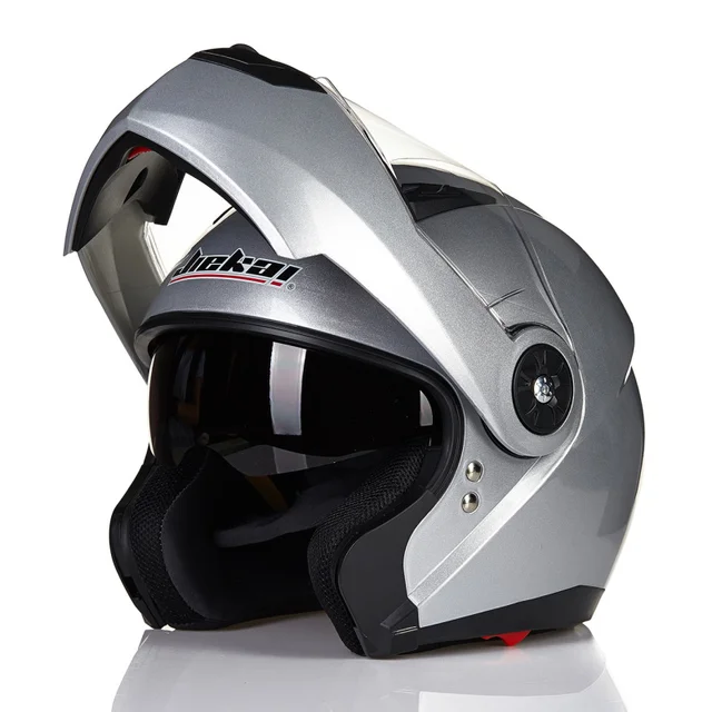 Professional JIEKAI 115 flip up motorcycle helmet removable and