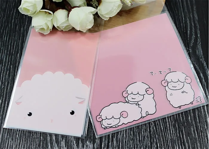 Us 3 04 5 Off 100pcs Lot New Product Cookie Plastic Bags Pink Little Sheep Self Adhesive 7x10cm In Gift Wring Supplies From Home Us 3 04 5 Off 100pcs Lot New Product Cookie Plastic Bags Pink Little Sheep Self Adhesive 7x10cm In Gift Wring Supplies From Home
