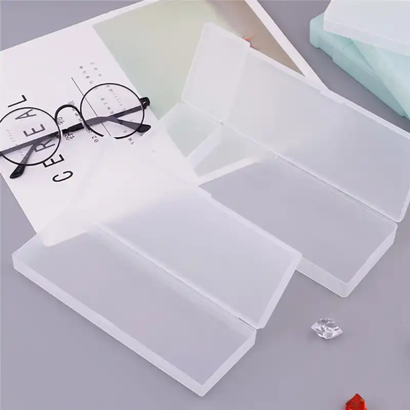 plastic pencil case box