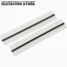 100pcs 2.54 1×40 40 Pin Single Row Male Breakable Pin Header for Arduino 20mm