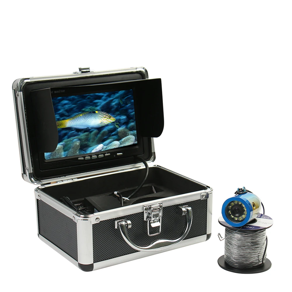 

Waterproof Fishing Camera 7'tft Monitor 4500mah Battery Fish Finder Camera Float IR LED Lights Recorder Option