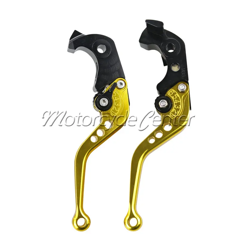 Короткие Рычаги тормозной муфты с ЧПУ для Ducati Monster S2R 1000 900 S4 S4R ST4 ST3 S ABS Gold рычаг