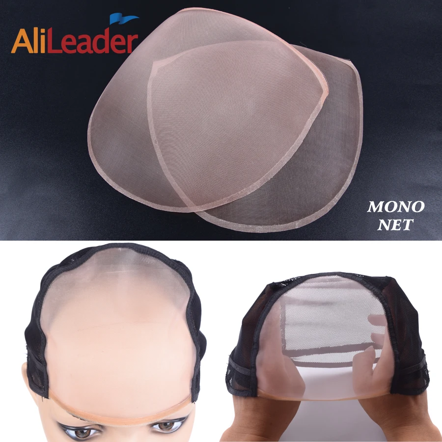 Cheap Wig Making Material Mono Hair Net Skin Color Wig Base Caps Top