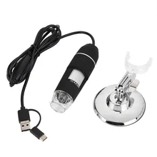 

8 LED Digita Microscope 3 in 1 Type-C/Micro USB/USB Interface HD Digital Microscope Magnification 1000X New
