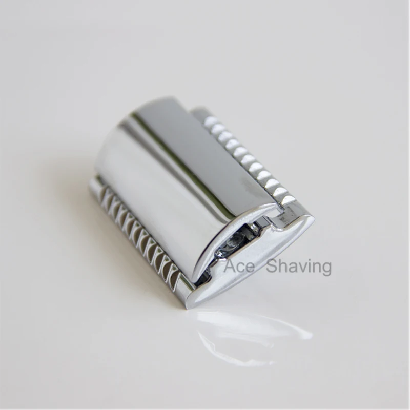 

Double Edge Safety Shaving Razor Part Head Stainless Alloy Chrome Plating for Man Face Hair Remove