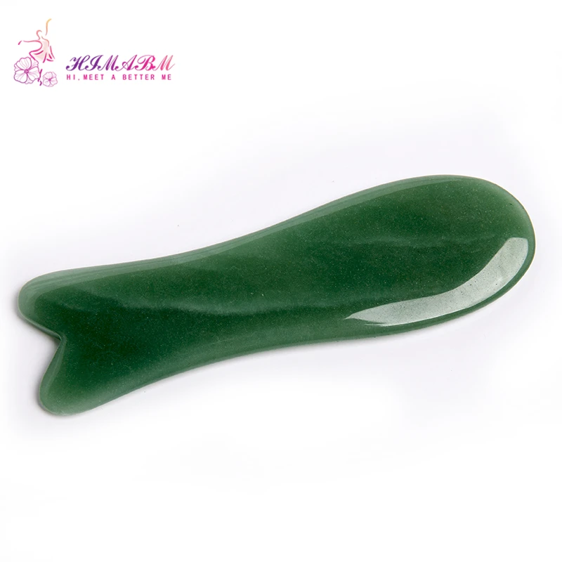 1 Pcs natural bule fishlike guasha board massage tool facial treatment scraping tool for body health care 1 Pcs natural bule fishlike guasha board massage tool facial treatment scraping tool for body health care