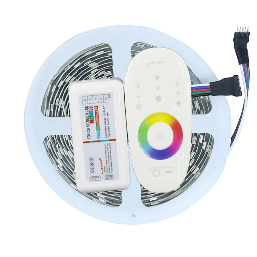 5 м RGBW RGBWW 300 светодиодов 5050 SMD светодиодные полосы света не водонепроницаемый DC12V +