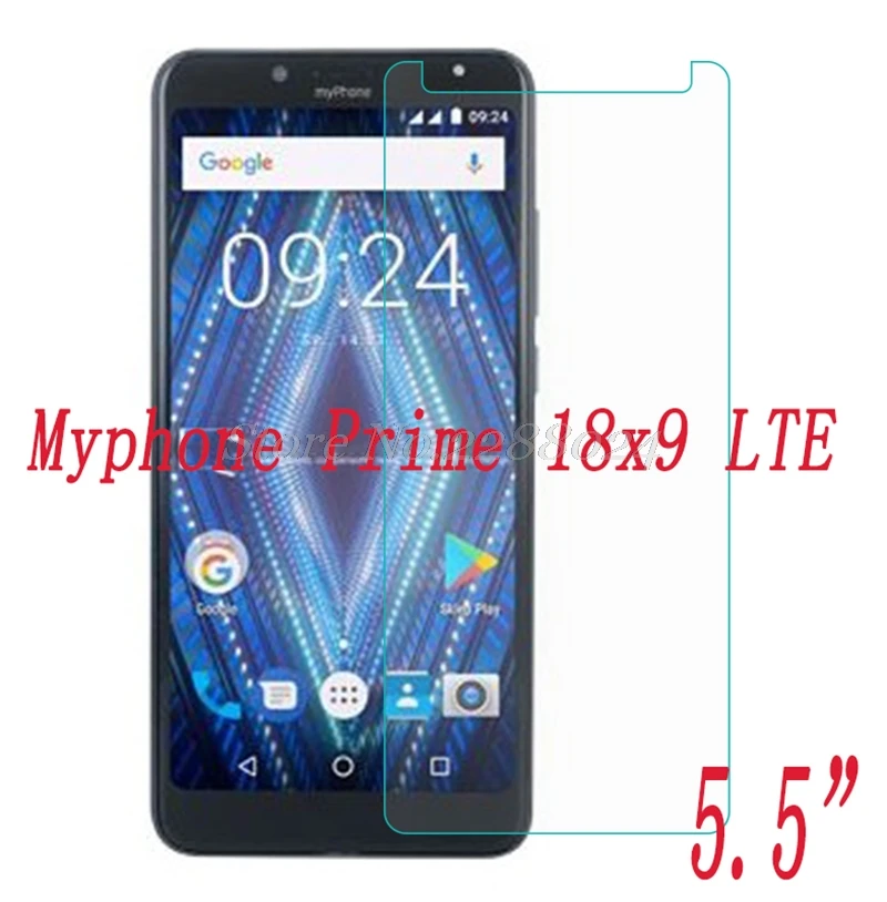 

Smartphone Tempered Glass for Myphone Prime 18x9 / LTE 5.5" 9H Explosion-proof Protective Film Screen Protector cover phone