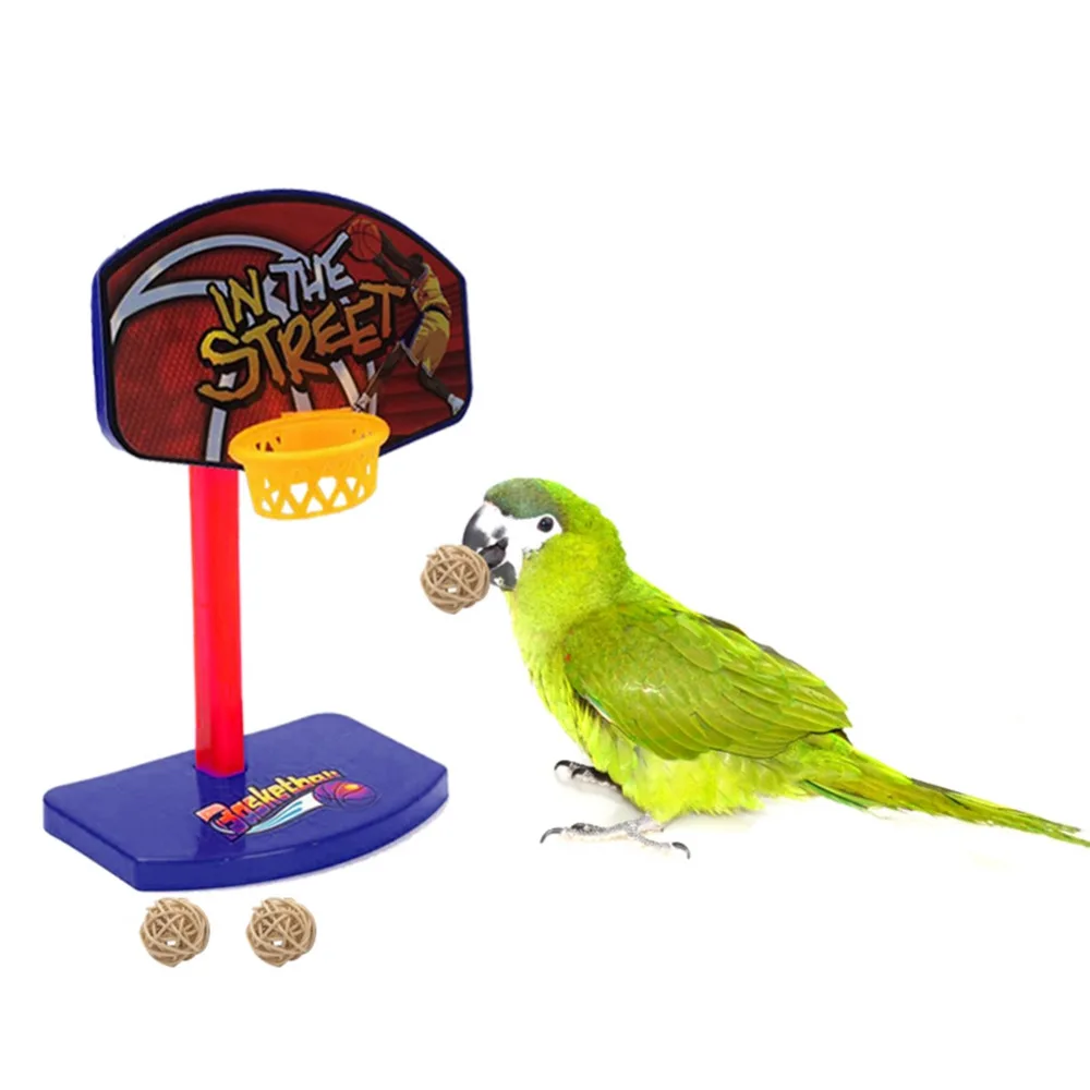 Попугай интеллект обучение развитие интеллекта игрушка попугай стрельба мини баскетбольная корзина и настольная игровая площадка