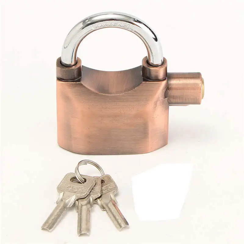 

MTGATHER Waterproof Siren Alarm Padlock Alarm Lock for Motorcycle Bike Bicycle Perfect Security With Alarm Pad Locks Aluminium