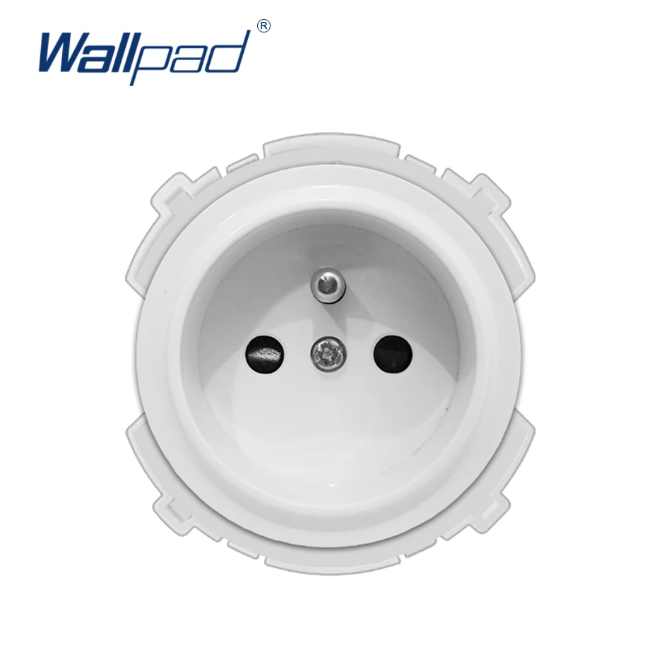

Wallpad EU French Wall Socket Function Key Only Electric Wall Power Socket Electrical Outlets For Home Schuko Free Combination