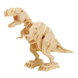 Robotime Звуковое управление ходьба T-Rex 3D Сборка DIY паровой стебель игрушки для детей рождественские подарки