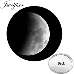 JWEIJIAO полумесяц полная луна миниатюрное карманное зеркало любителей астрономии Портативный Макияж тщеславие ручной дорожный кошелек