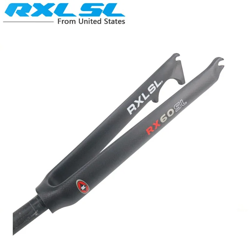 

RXL SL RX60 Road Carbon Fork Bicycle Forks Carbon Road Forks 28.6mm 700C Road Bicycles 3K/UD Matte Disc Brake Carbon Fork