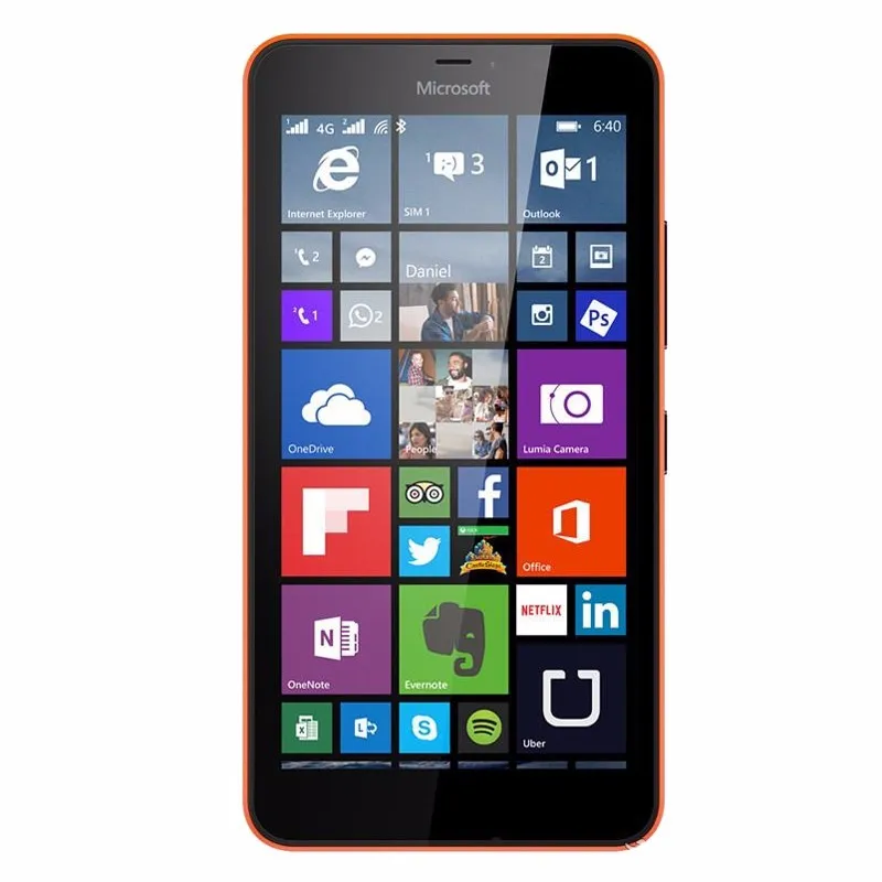 Nokia Lumia 640/640XL, Windows Phone, экран, одна/две sim-карты, четыре ядра, 1 Гб ram+ 8 Гб rom, 8,0 МП, разблокирован, 4G LTE