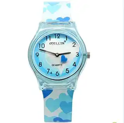 2016 новый бренд Уиллис женские часы водостойкие кварцевые часы смола модные женские часы ребенок желе часы женские наручные часы