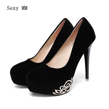 

Thin High Heels Women Platform Pumps High Heel Shoes Stiletto Woman Party Wedding Shoes