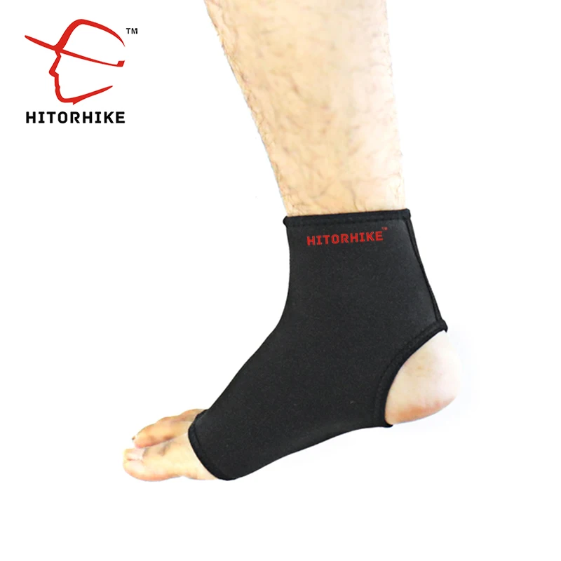 

Hitorhike 1Pc Black Ankle Support Sports Elastic Ankle Support Brace Pad Foot Ankle Protection Football Basketball Sports Safety