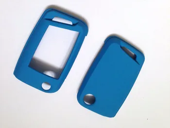 

Blue Hard Plastic 5G0 Keyless Remote Key Fob Flip Key Protection Case Cover 3 Button For VW MK7