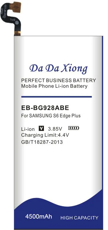 Da Xiong 4500 мАч EB-BG928ABE аккумулятор для samsung GALAXY S6 edge Plus G928T G928V G928S G9280 G928F G928A G928P Edge+ аккумулятор