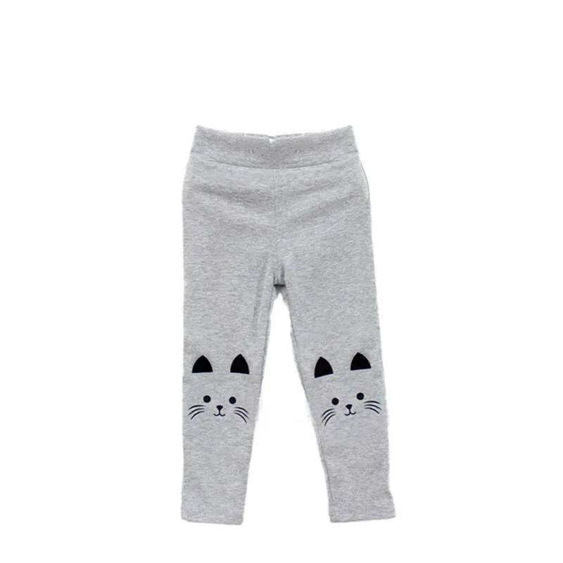 

Baby Girls Boys Cute Cat Face Printed Pants Trousers Bottom Clothing Winter Kids Stretch Leggings Trousers 2-7 Years old
