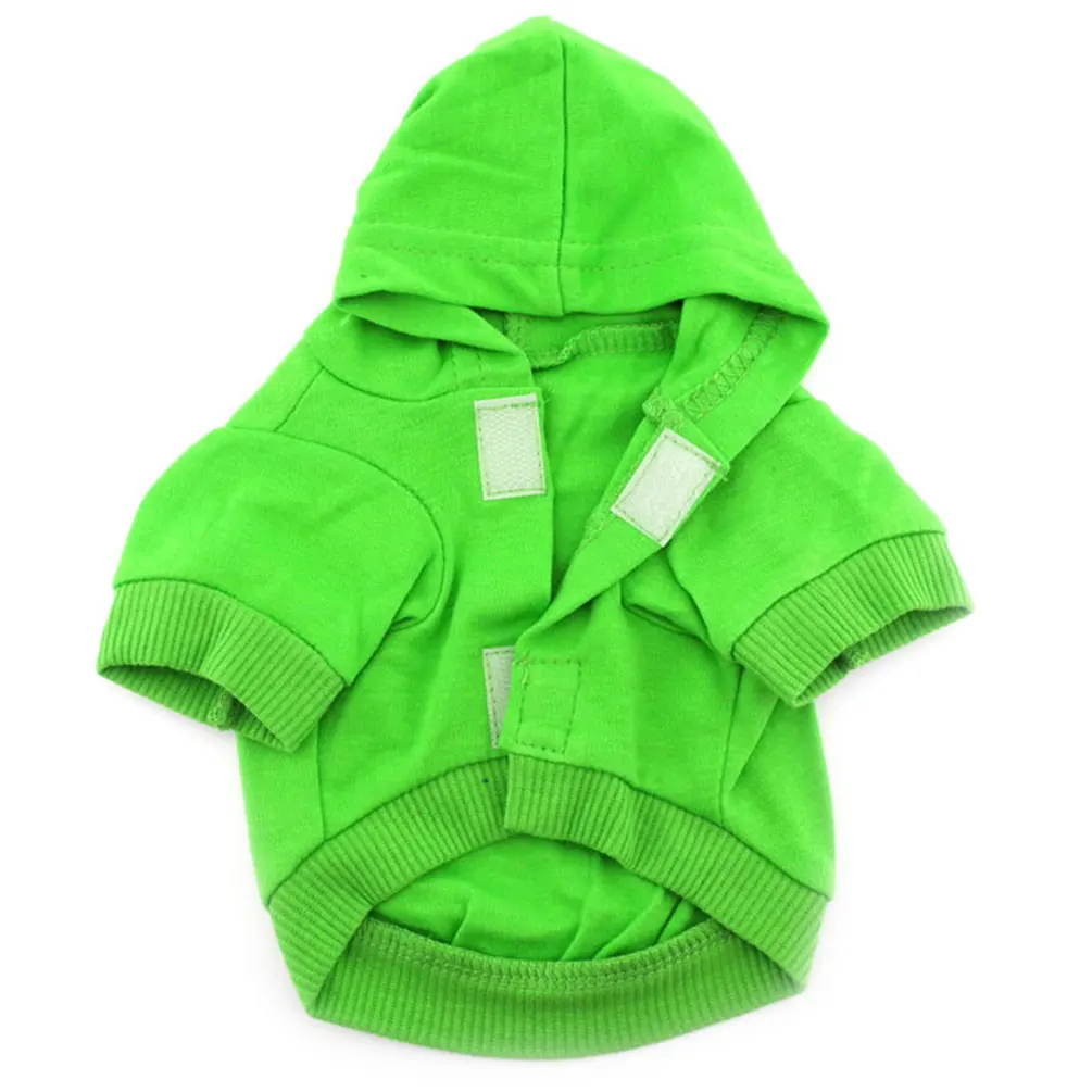 Одежда для маленькой собаки для девочек и мальчиков HOHOHO Рождественская Толстовка Футболка зеленая XS-L