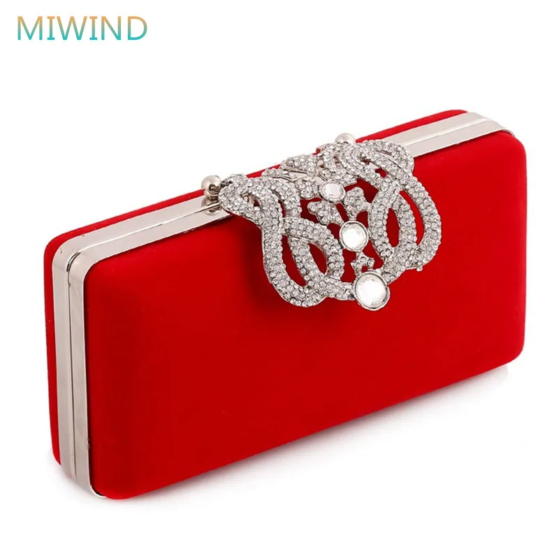 Miwind Мода 2017 diamond Для женщин сумка Сумки Роскошные вечерняя сумочка BS010 дамы мини
