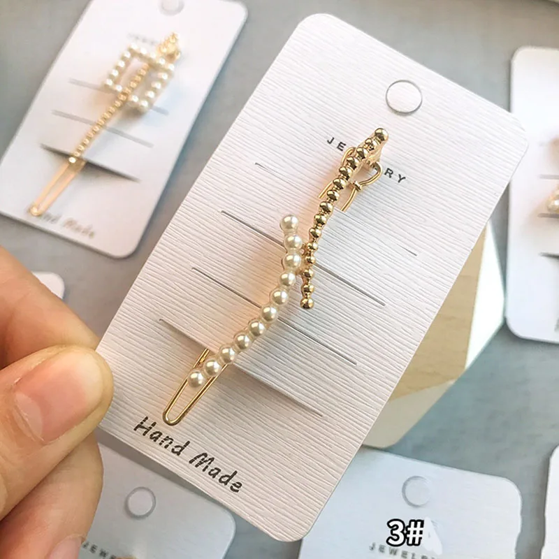 2019 Hot Sale Women Girls Elegant Pearl Geometric& hear Alloy Hair Clips Barrettes Hairpins Female Hair Styling Accessories F002 2019 Hot Sale Women Girls Elegant Pearl Geometric& hear Alloy Hair Clips Barrettes Hairpins Female Hair Styling Accessories F002