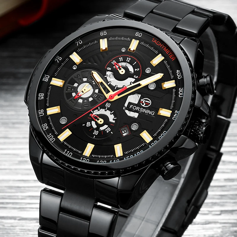 جديد 2019 التلقائي الميكانيكية ووتش الرجال الفاخرة العلامة التجارية رجل الساعات القمر المرحلة الأسود المعصم للماء relogio masculino جديد 2019 التلقائي الميكانيكية ووتش الرجال الفاخرة العلامة التجارية رجل الساعات القمر المرحلة الأسود المعصم للماء relogio masculino