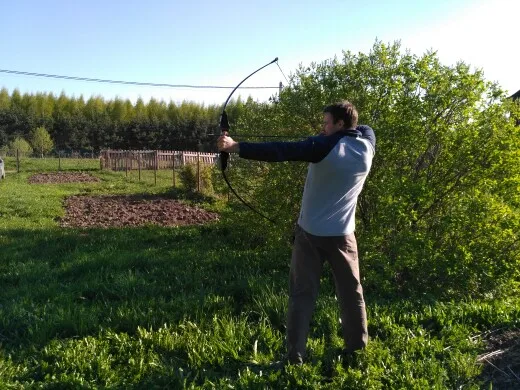Профессиональный 30/40lbs изогнутый лук для правой/левой рукой деревянный стрельба